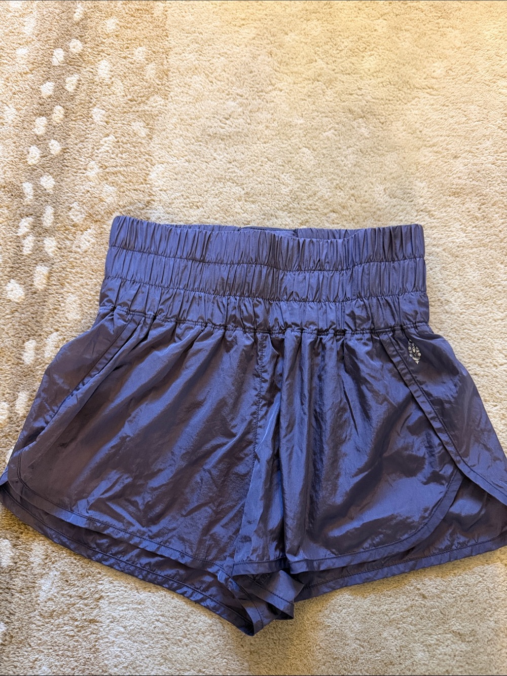 FP Movement by Free People High-Rise Violet Athletic Shorts